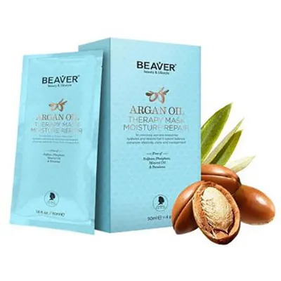 Beaver Professional Argan Oil, Therapy Mask Moisture Repair (Terapia nawilżająco-odbudowująca)