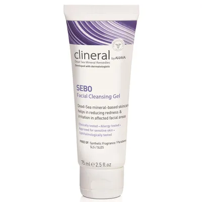 Ahava Clineral, Sebo Facial Cleasing Gel (Delikatny żel myjący do skóry wrażliwej i nietolerancyjnej)