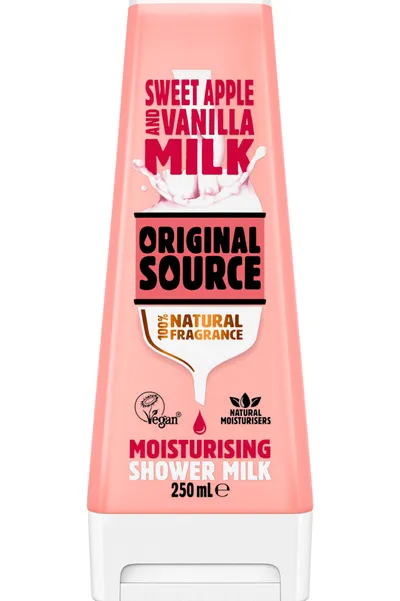 Original Source Sweet Apple & Vanilla Milk, Moisturizing Shower Milk (Żel pod prysznic 'Słodkie jabłko i mleczko waniliowe')