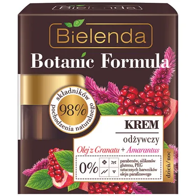 Bielenda Botanic Formula, Odżywczy krem na dzień i na noc `Olej z granatu + amarantus`