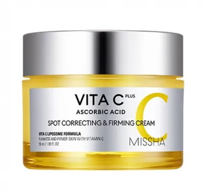 Missha Vita C Plus, Spot Correcting & Firming Cream (Ujędrniająco-rozjaśniający krem)
