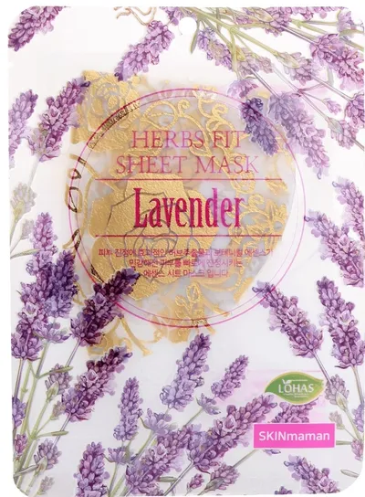No:HJ Herbs Fit, Lavender Sheet Mask (Maseczka w płachcie z ekstraktem z lawendy)