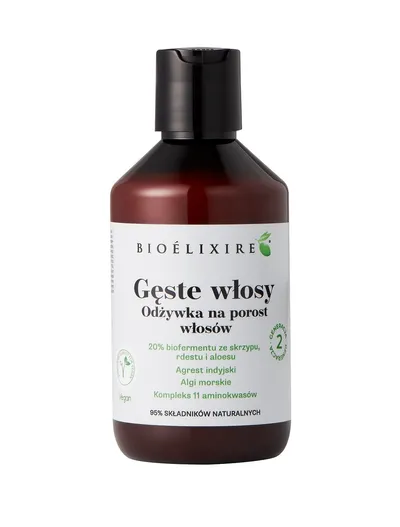 Bioelixire Gęste Włosy II Generacji, Odżywka na porost włosów z biofermentem
