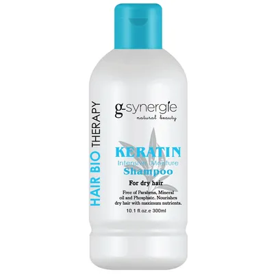 G-synergie Keratin, Intensive Moisture Shampoo for Dry Hair (Szampon intensywnie nawilżający)