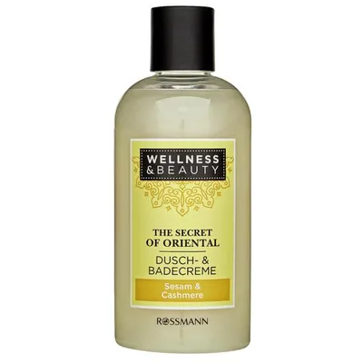 Wellness & Beauty The Secret of Oriental, Dusch- & Badecreme (Krem pod prysznic i do kąpieli `Ekstrakt z nasion sezamu i proteiny kaszmiru`)