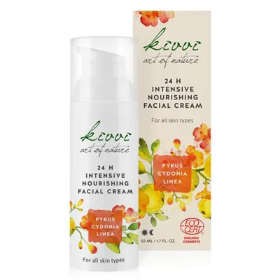 Kivvi Pyrus Cydonia, 24h Intensive Nourishing Facial Cream (24-godzinny intensywnie nawilżający krem do twarzy)