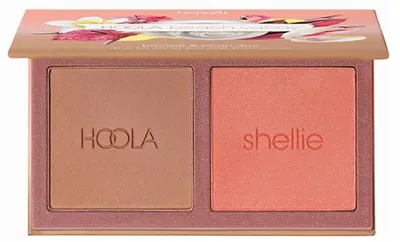 BeneFit Hoola & WanderFul World Face Palette Beach Vacay (Paleta do twarzy z bronzerem i różem)