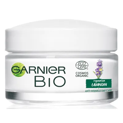 Garnier Bio, Regenation Lavandin Anti-wrinkle Day Care (Krem przeciw oznakom starzenia z lawendą)