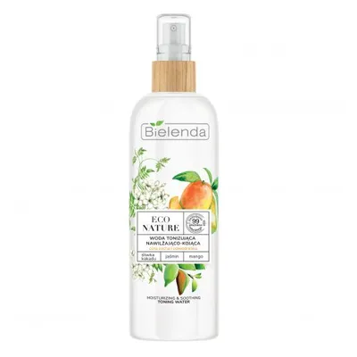 Bielenda Eco Nature, Nawilżająco - kojąca woda tonizująca do twarzy `Śliwka kakadu + jaśmin + mango`
