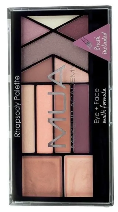 Make Up Academy (MUA) Rhapsody Eyeshadow Palette Eye + Face Multi Formula (Paleta cieni do makijażu twarzy oraz oczu)