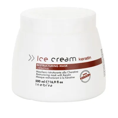 Inebrya Ice Cream, Keratin Mask (Maska restrukturyzująca z keratyną)