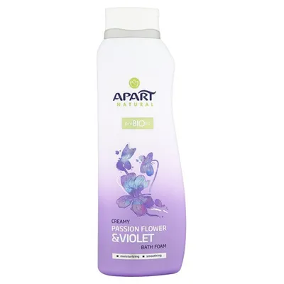 Apart Passiflora i fiołek, Nawilżający płyn do kąpieli