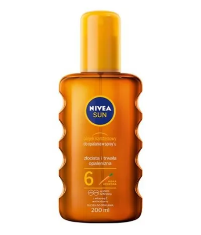 Nivea Sun, Olejek karotenowy do opalania w sprayu SPF 6