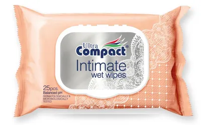 Ultra Compact Intimate Wet Wipes (Chusteczki do higieny intymnej)