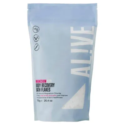 Alive Skincare Magnesium Plus Body Recovery Bath Flakes (Sól do kąpieli relaksująca)