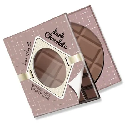 Lovely Dark Chocolate Matte Face Bronzer (Bronzer do twarzy)