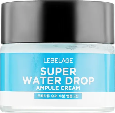 Lebelage Super Water Drop Ampule Cream (Ampułkowy krem głęboko nawilżający)