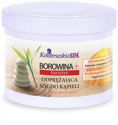 Kołobrzeskie SPA Odprężająca sól do kąpieli Borowina+ bursztyn