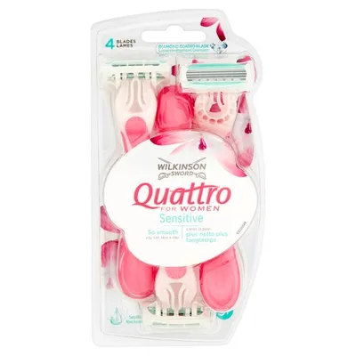 Wilkinson Quattro for Women Sensitive,  Maszynka do golenia dla kobiet