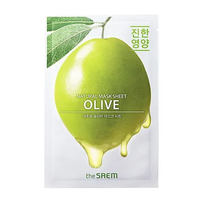 The Saem Natural Mask Sheet Olive (Maska w płachcie)
