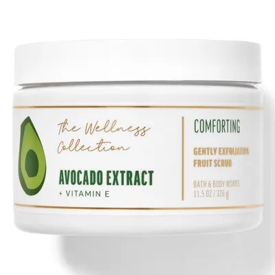 Bath & Body Works The Wellness Collection,  Avocado Extract Gently Exfoliating Fruit Scrub (Delikatny owocowy peeling do ciała)