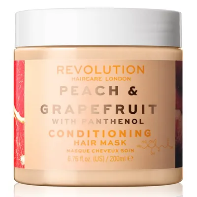 Revolution Haircare Hair Mask Peach & Grapefruit (Maseczka nawilżająco - rozświetlająca do włosów)