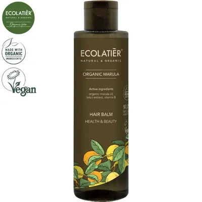 Ecolatier Organic Marula, Hair Balm Health & Beauty (Balsam do włosów `Zdrowie i piękno`)