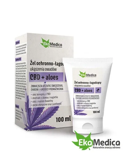 EkaMedica Żel ochronno-łagodzący `CBD + aloes`