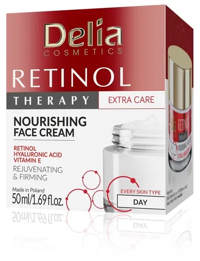Delia Retinol Therapy, Extra Care Nourishing Face Cream Day (Odżywczy krem do twarzy na dzień)