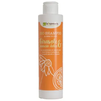 La Saponaria Bio Shampoo Girasole & Arancio Dolce (Bio szampon do włosów `Słonecznik i słodka pomarańcza`)