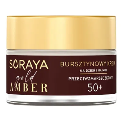 Soraya Gold Amber, Bursztynowy krem przeciwzmarszczkowy na dzień i na noc 50+