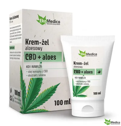 EkaMedica Krem-żel aloesowy `CBD + aloes`