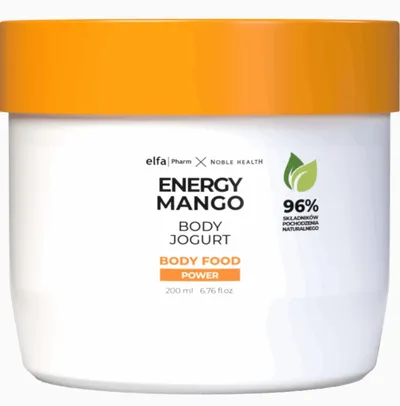 Elfa Pharm Elfa Pharm x Noble Health, Energy Mango Body Jogurt Food Power (Balsam do ciała)