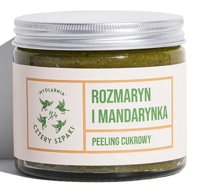 Mydlarnia Cztery Szpaki Peeling do ciała `Rozmaryn i mandarynka`