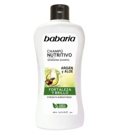 Babaria Natural Cosmetics Nourishing Shampoo Argan Aloe (Szampon odżywczy z aloesem i olejkiem arganowym)