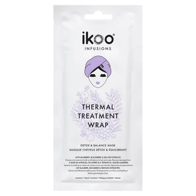 ikoo Infusions, Thermal Treatment Wrap Detox & Balance (Maska do włosów)