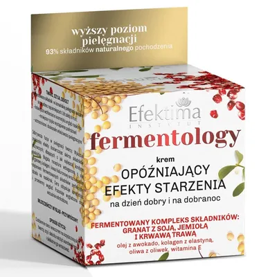 Efektima Fermentology, Krem na dzień i noc opóźniający efekty starzenia