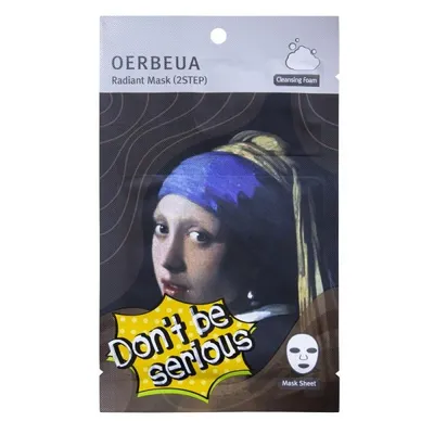 Oerbeua Don't Be Serious, 2 Step Radiant Mask (2-etapowa maska rozjaśniająca do twarzy)