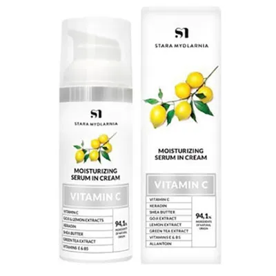 Stara Mydlarnia ECO Receptura, Vitamin C, Kremowe serum do twarzy z witaminą C