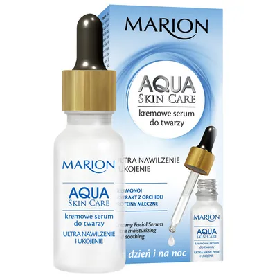 Marion Aqua Skin Care, Kremowe serum do twarzy, szyi i dekoltu