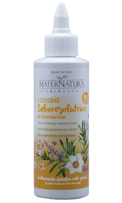 MaterNatura Lozione Seboregolatrice al Rosmarino (Balsam regulujący wydzielanie sebum z rozmarynem)