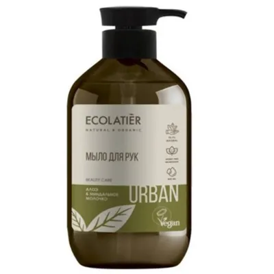 Ecolatier Urban, Mydło w płynie do rąk `Aloes i Mleko migdałowe`