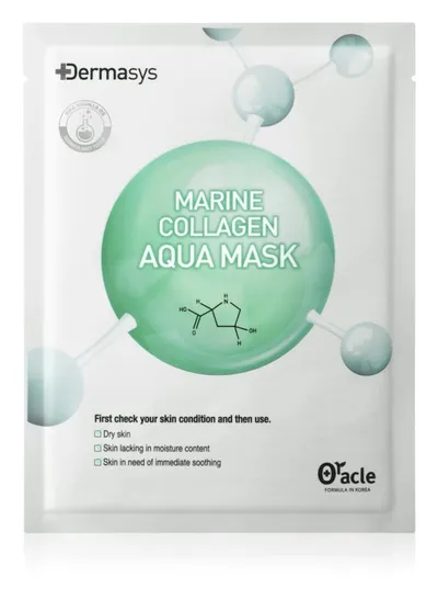 Dr Oracle Dermasys, Marine Collagen Aqua Mask (Maseczka płócienna o działaniu silnie nawilżajacym i odżywczym)