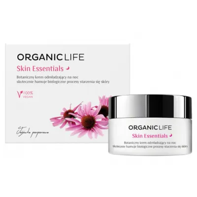 Organic Life Skin Essentials, Botaniczny krem odmładzający na noc