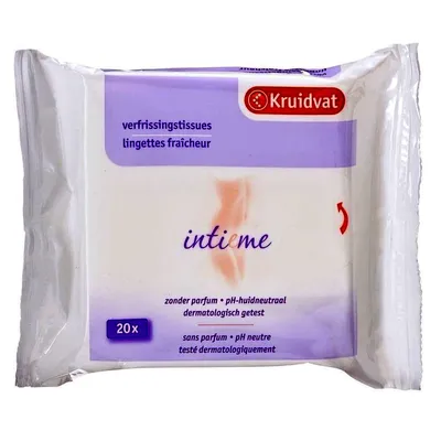 Kruidvat Intieme, Verfrissingtissues (Chusteczki odświeżające do higieny intymnej)