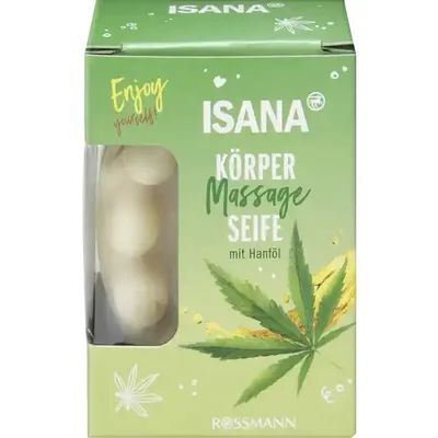 Isana Körper Massageseife Hanf (Mydło do masażu)