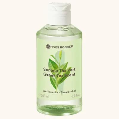 Yves Rocher Green Tea Scent, Shower Gel (Żel pod prysznic `Zielona herbata`)
