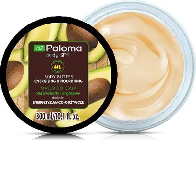 Paloma Body SPA, Energizing & Nourishing Body Butter (Masło do ciała `Olej awokado i arganowy`)