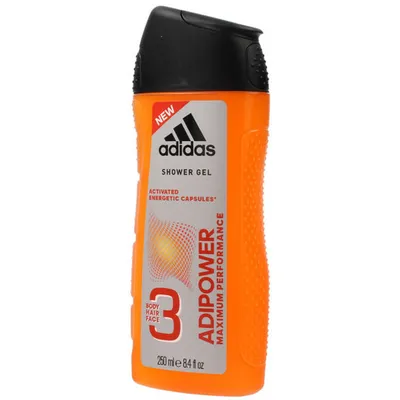 Adidas Adipower, Shower Gel for Men 3 in1 (Żel pod prysznic dla mężczyzn 3 w 1)