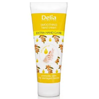 Delia Extra Hand Care, Wygładzający krem do rąk z olejkiem arganowym